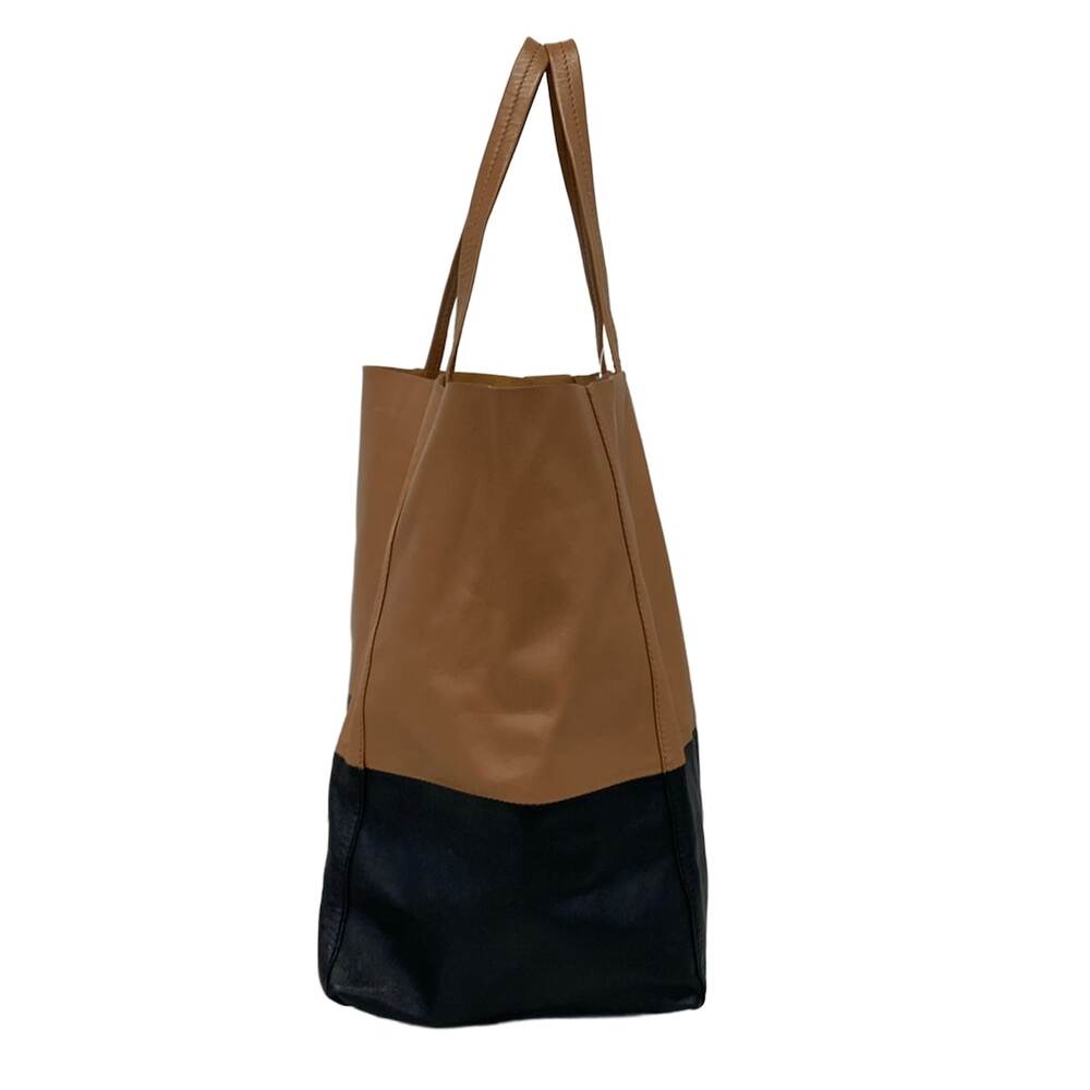 Celine Horizontal Cabas Tote Bag Brown Black - Picture 2 of 9